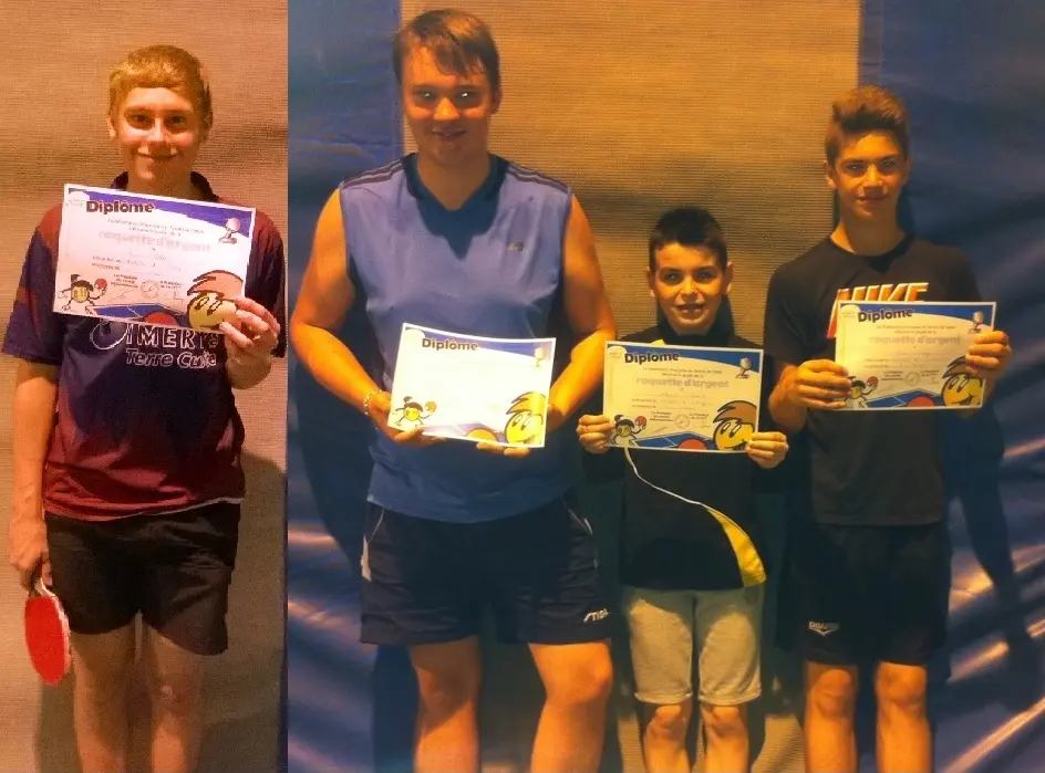 Diplôme Raquette d'Argent 2016